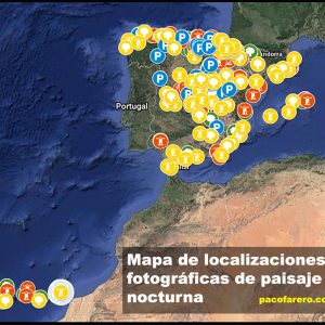 localizaciones de fotografia de paisaje y nocturnas